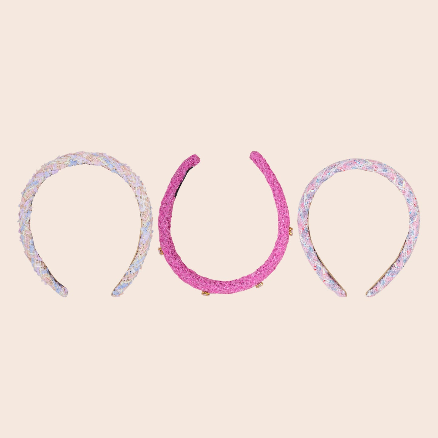 Confetti Tweed Headband - Pastel