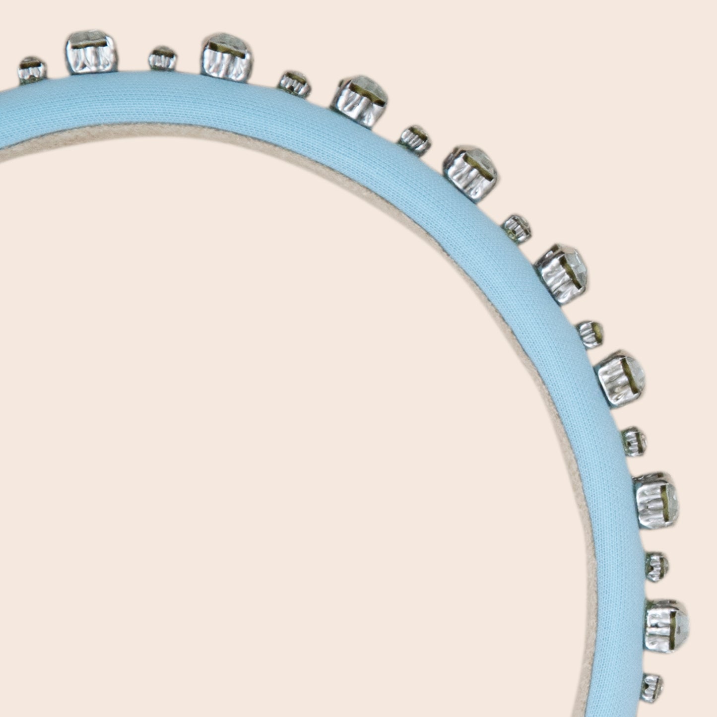 Crystal Headband- Powder Blue