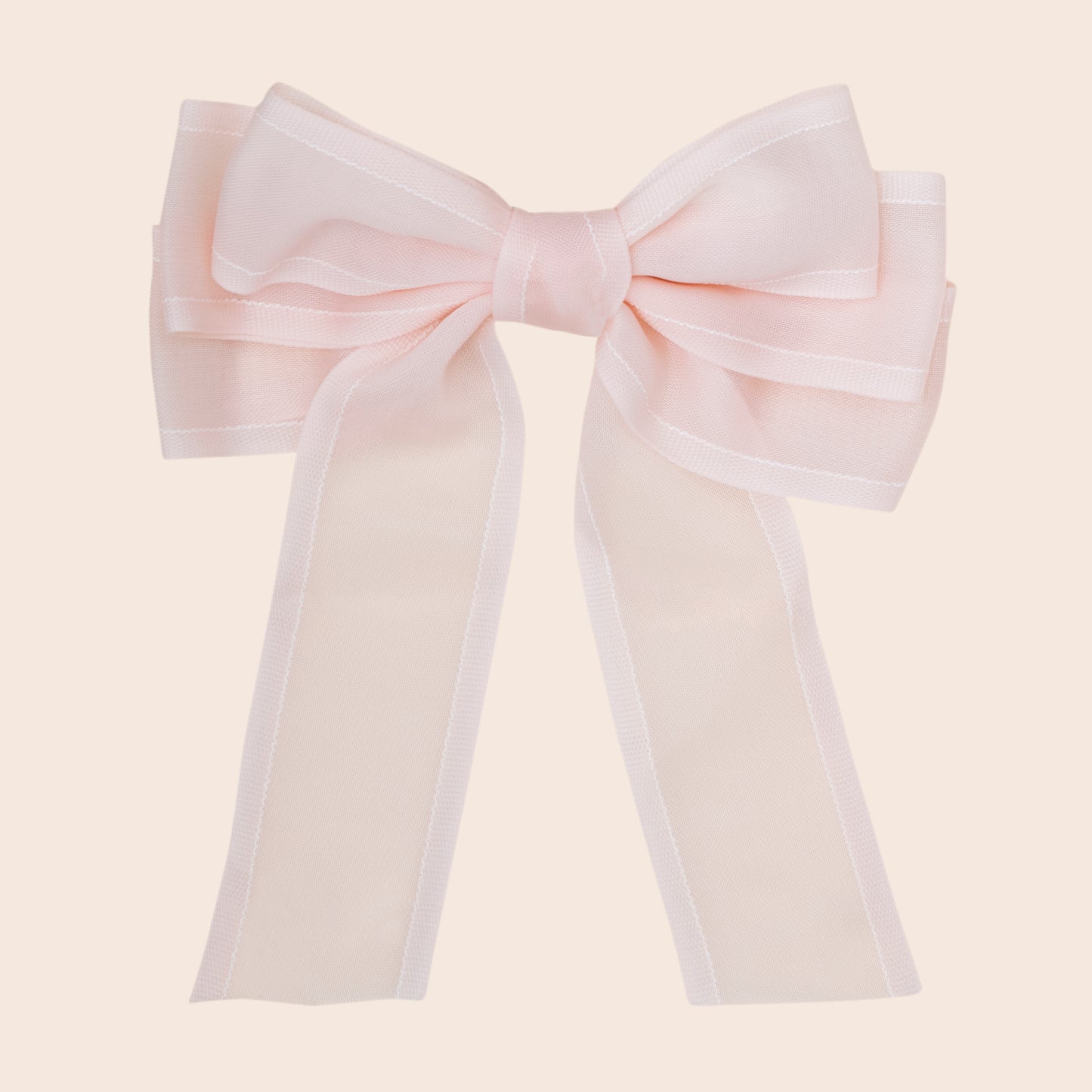 Pastel Layered Bow- Blush