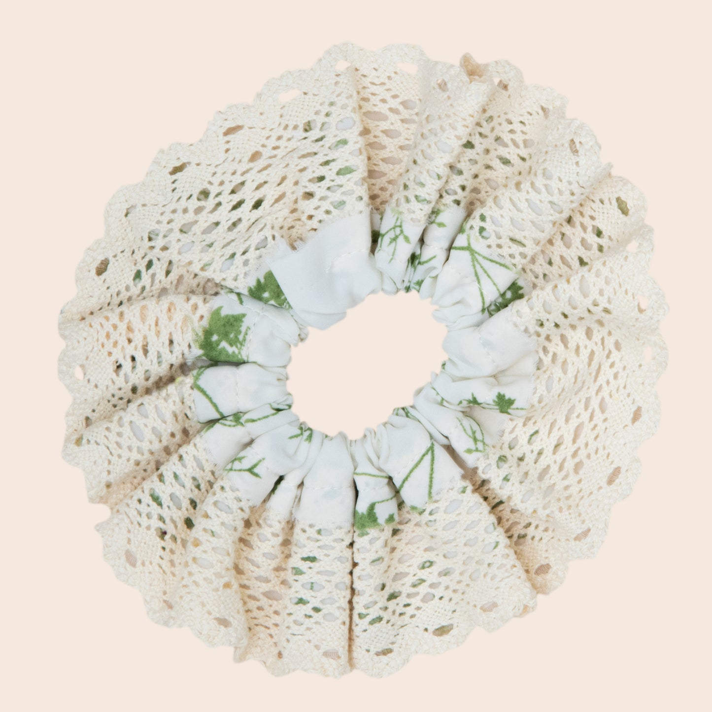 Lace Scrunchie- Leaf