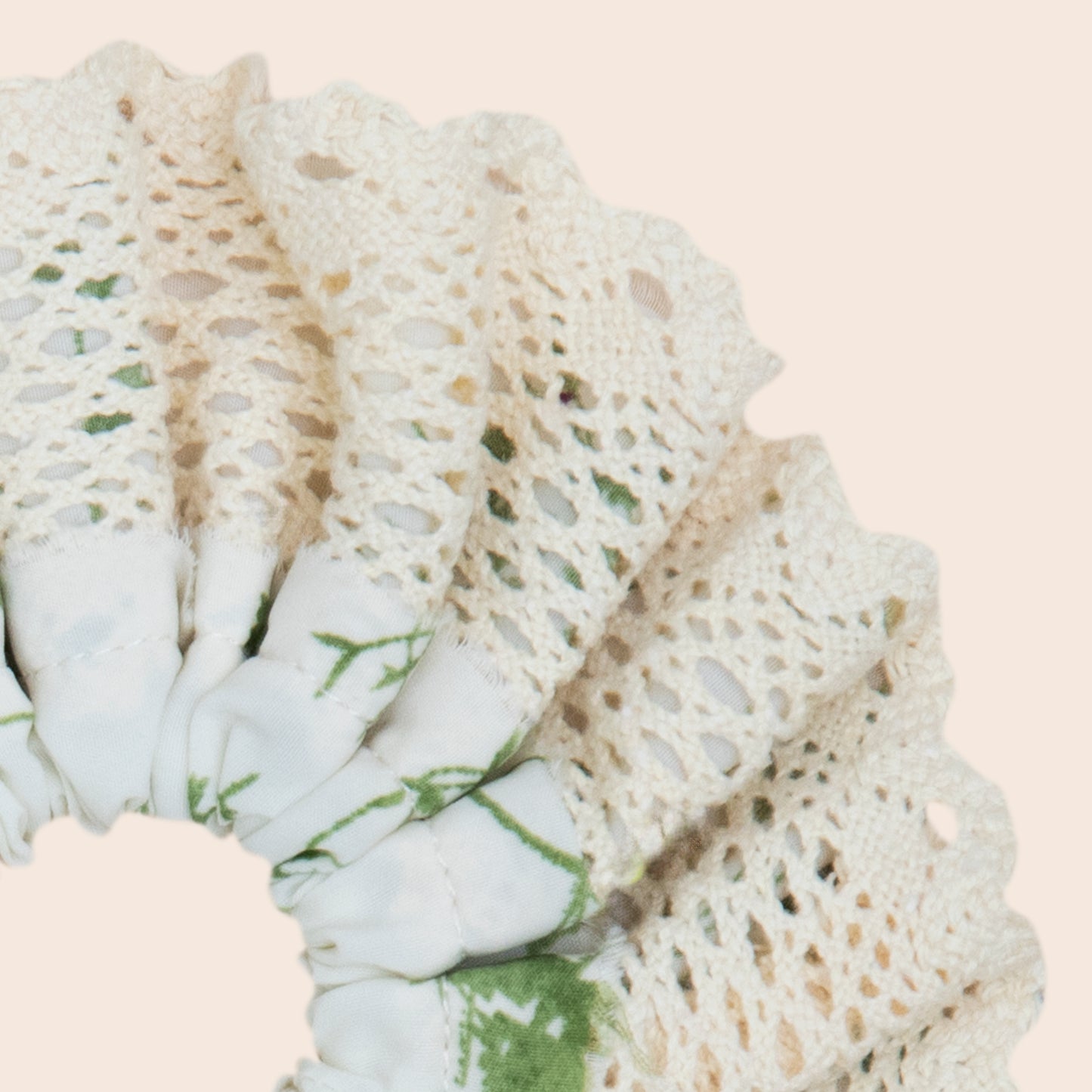 Lace Scrunchie- Leaf