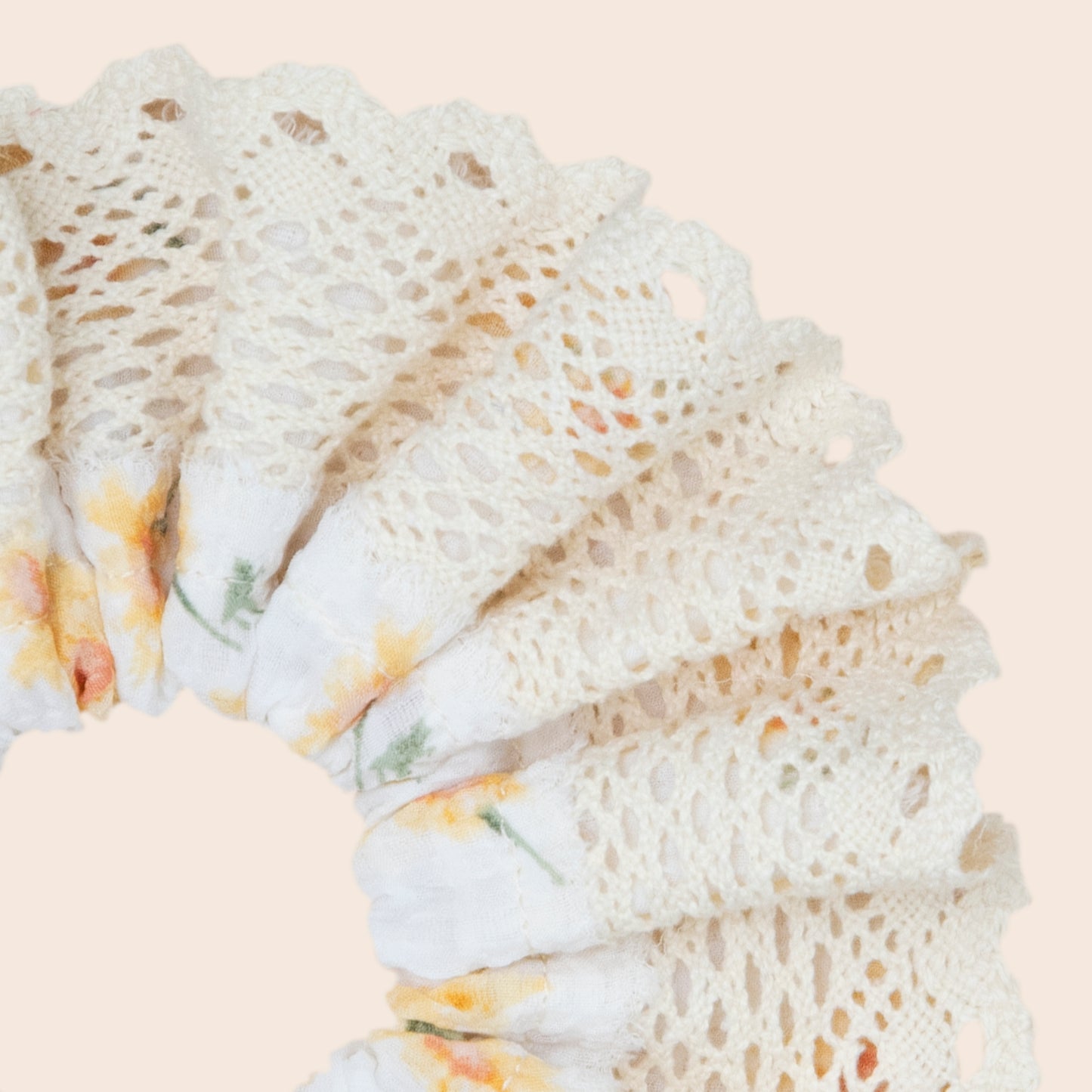 Lace Scrunchie -Sunflower
