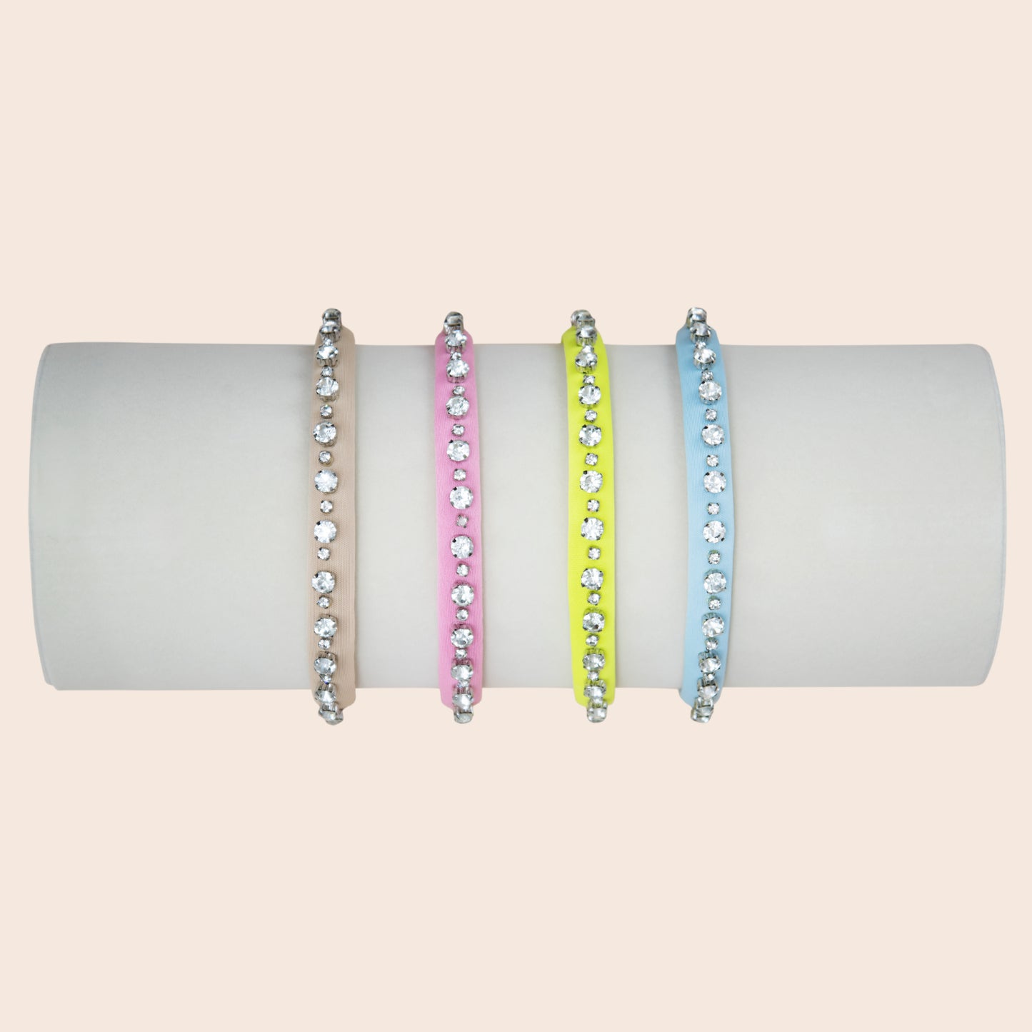 Crystal Headband- Powder Blue