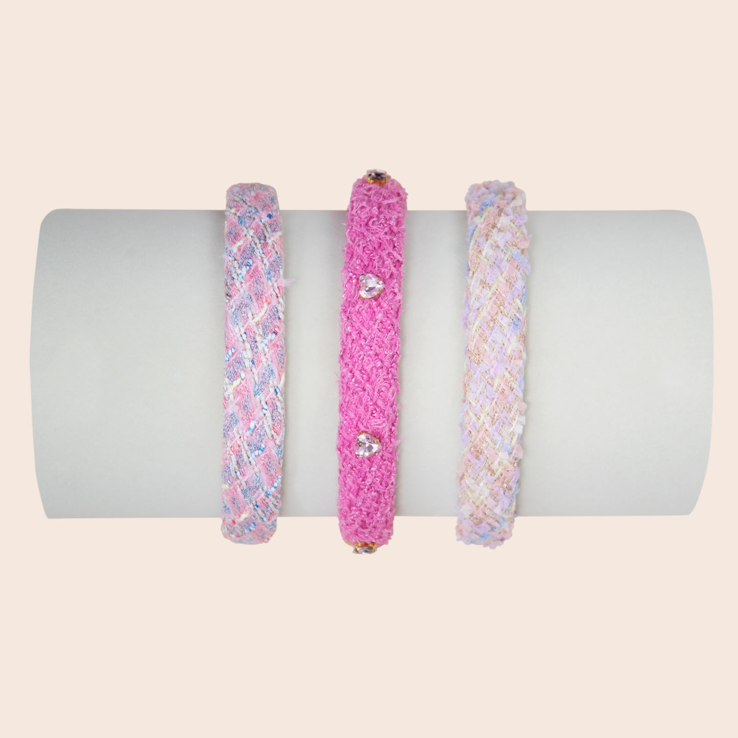 Confetti Tweed Headband - Pastel