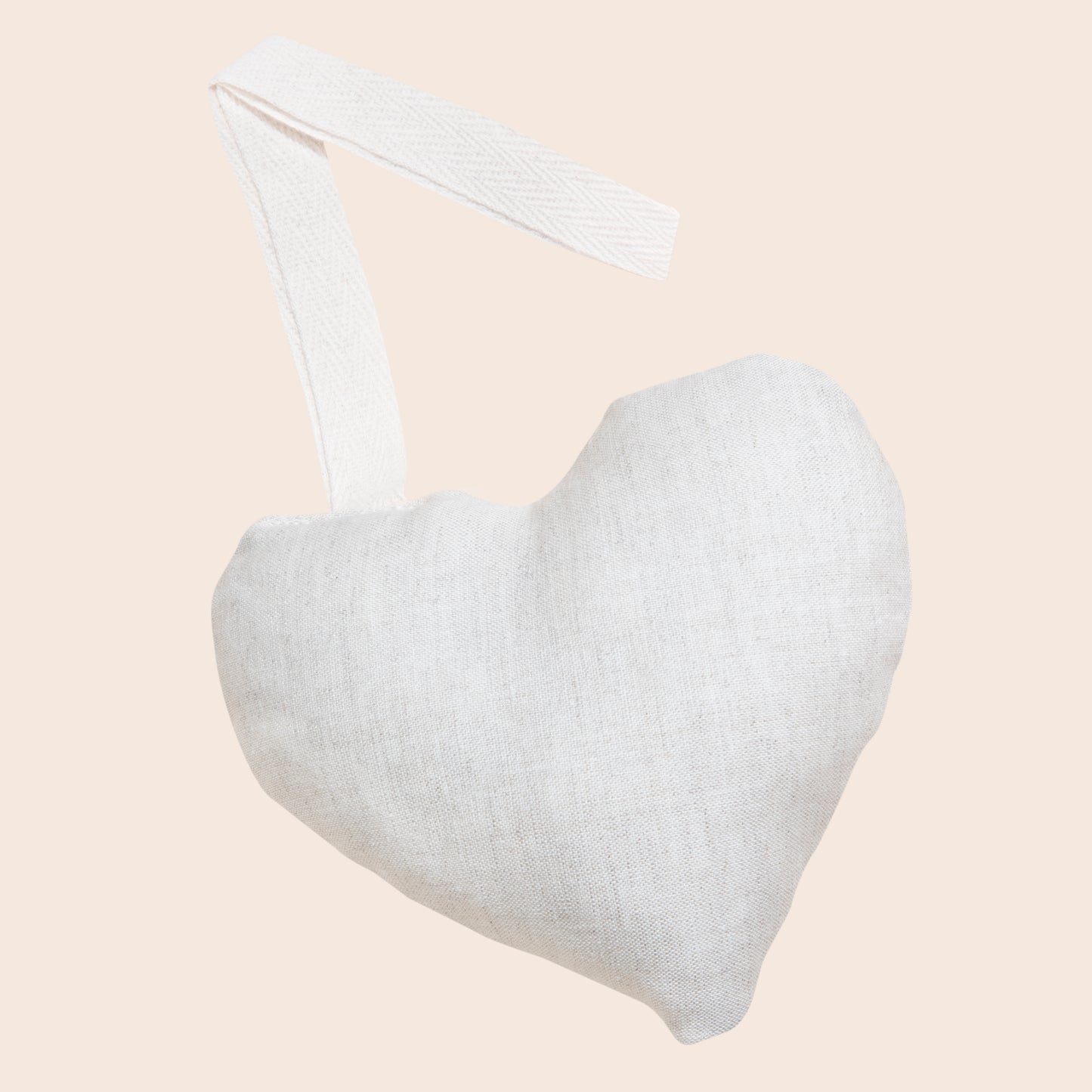 Heart Sucette Holder- Oatmeal