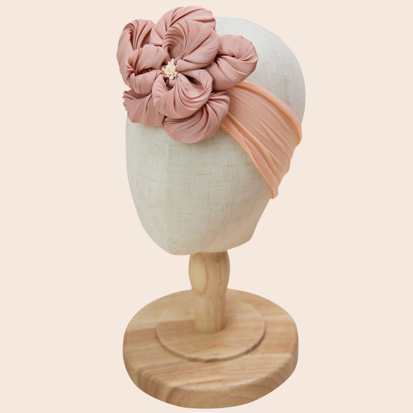 Bloom Headband- Deep Peach