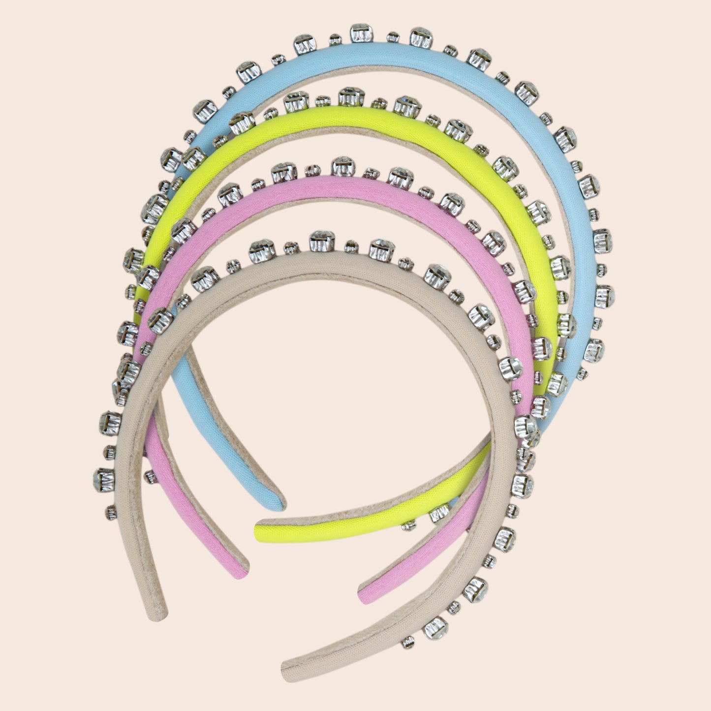 Crystal Headband- Powder Blue