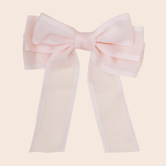 Pastel Layered Bow- Blush