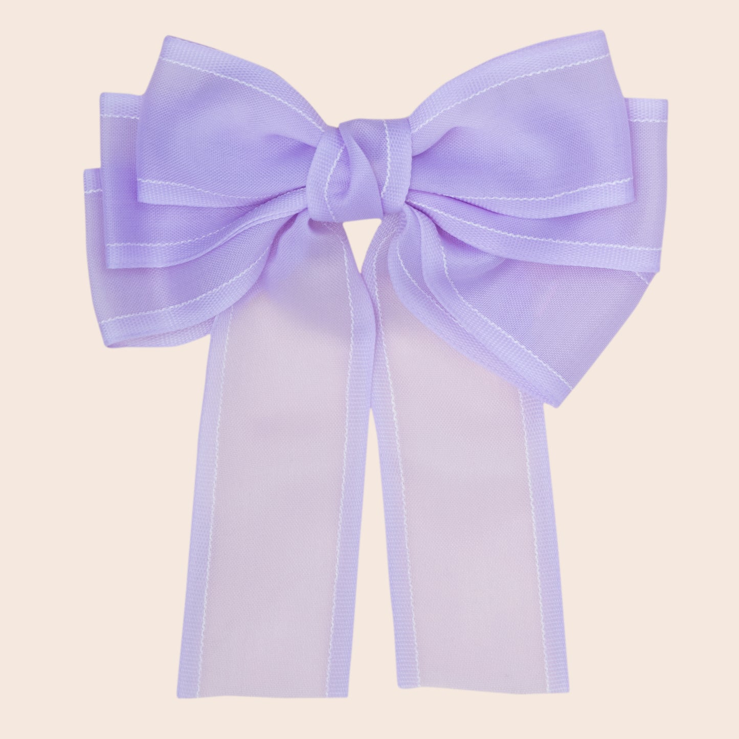 Pastel Layered Bow - Lavender