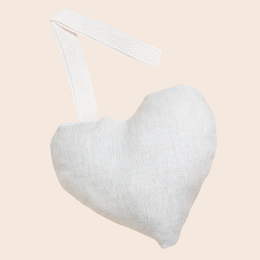 Heart Sucette Holder- Oatmeal