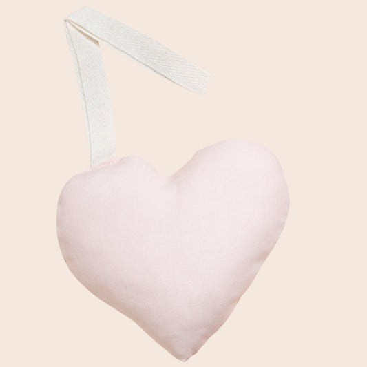 Heart Sucette Holder - Soft Pink