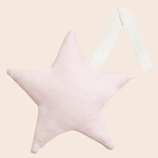 Star Sucette Holder- Soft Pink