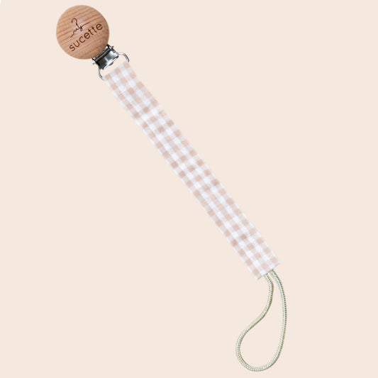 Linen Checkered Clip