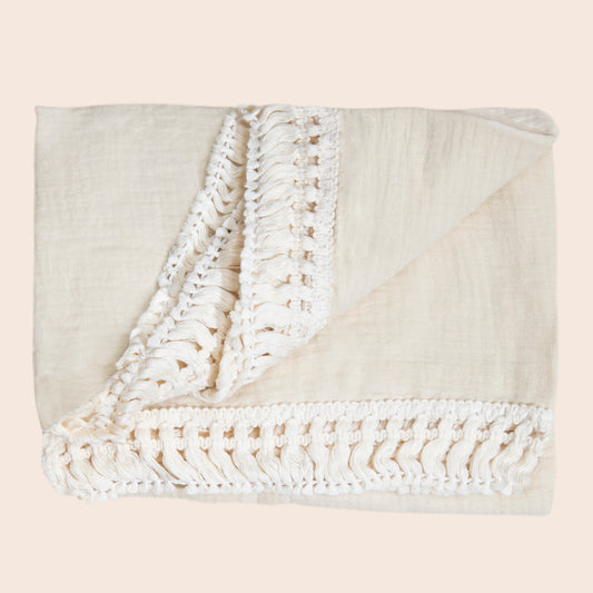 Summer Breeze Blanket - Beige