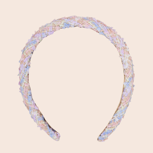 Confetti Tweed Headband - Pastel